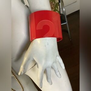 Lacoste red 1212 cuff